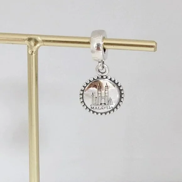 Pandora Malaysia Petronas Twin Towers Exclusive Dangle Charm S925 ALE with box - Picture 3 of 5